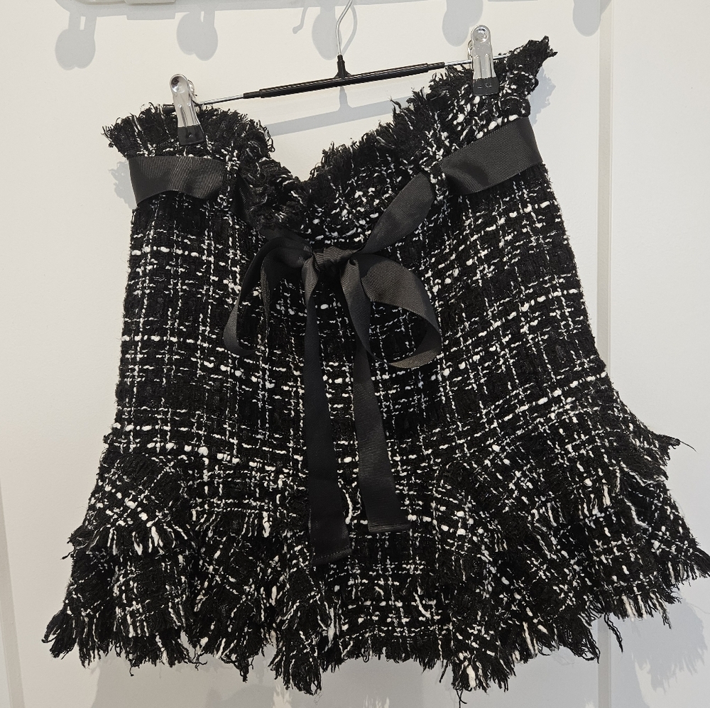 BNWOT Tweed Miniskirt